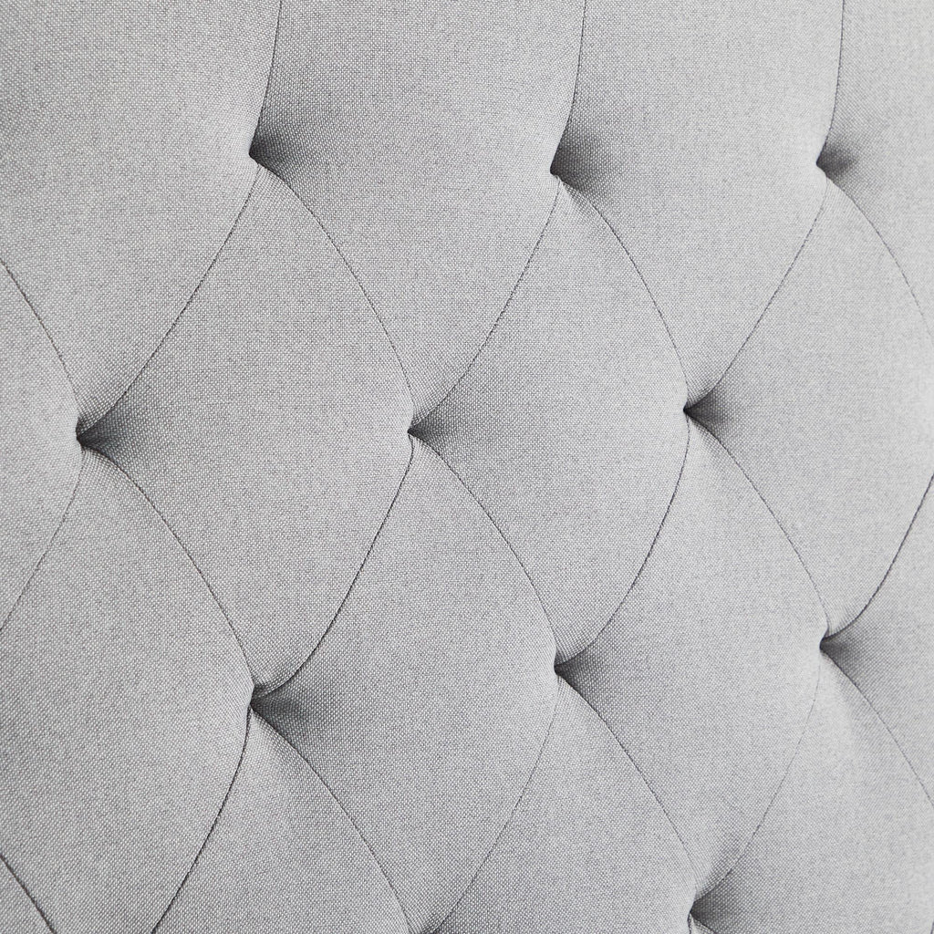 Queen Gray Upholstered Headboard S89131
