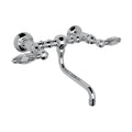 Polished Chrome Wall Mount Bridge Bathroom Faucet P93505