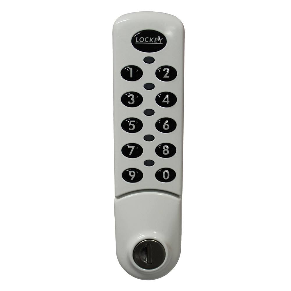 White Digital Combination Electronic Cabinet Lock T9995