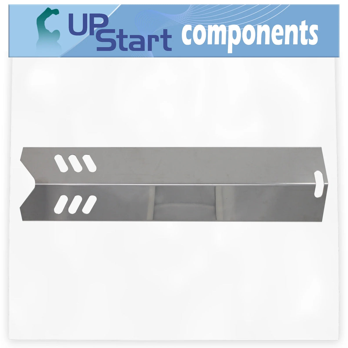 3-Pack Stainless Steel BBQ Grill Heat Shield Plate Replacement Parts 15" N806