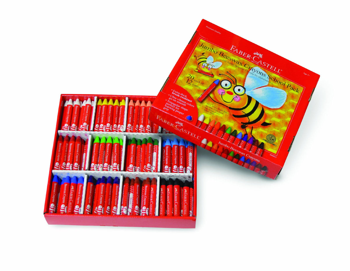 Beeswax Crayon Pack 240 Assorted U25630