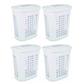 81 Liter Lift Top Laundry Basket White 4 Pack L66508