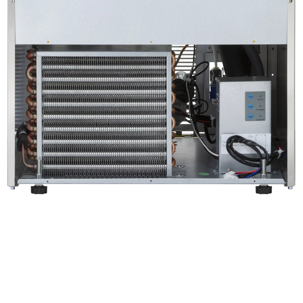 110 lbs Self-Contained Ice Machine with 35 lb Ice Storage Bin O173