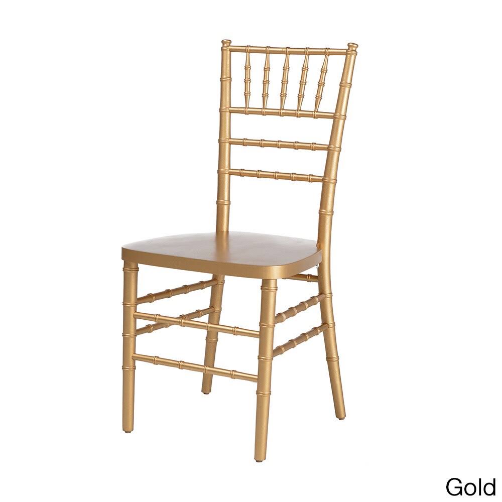 White Wood Chiavari Chair W267