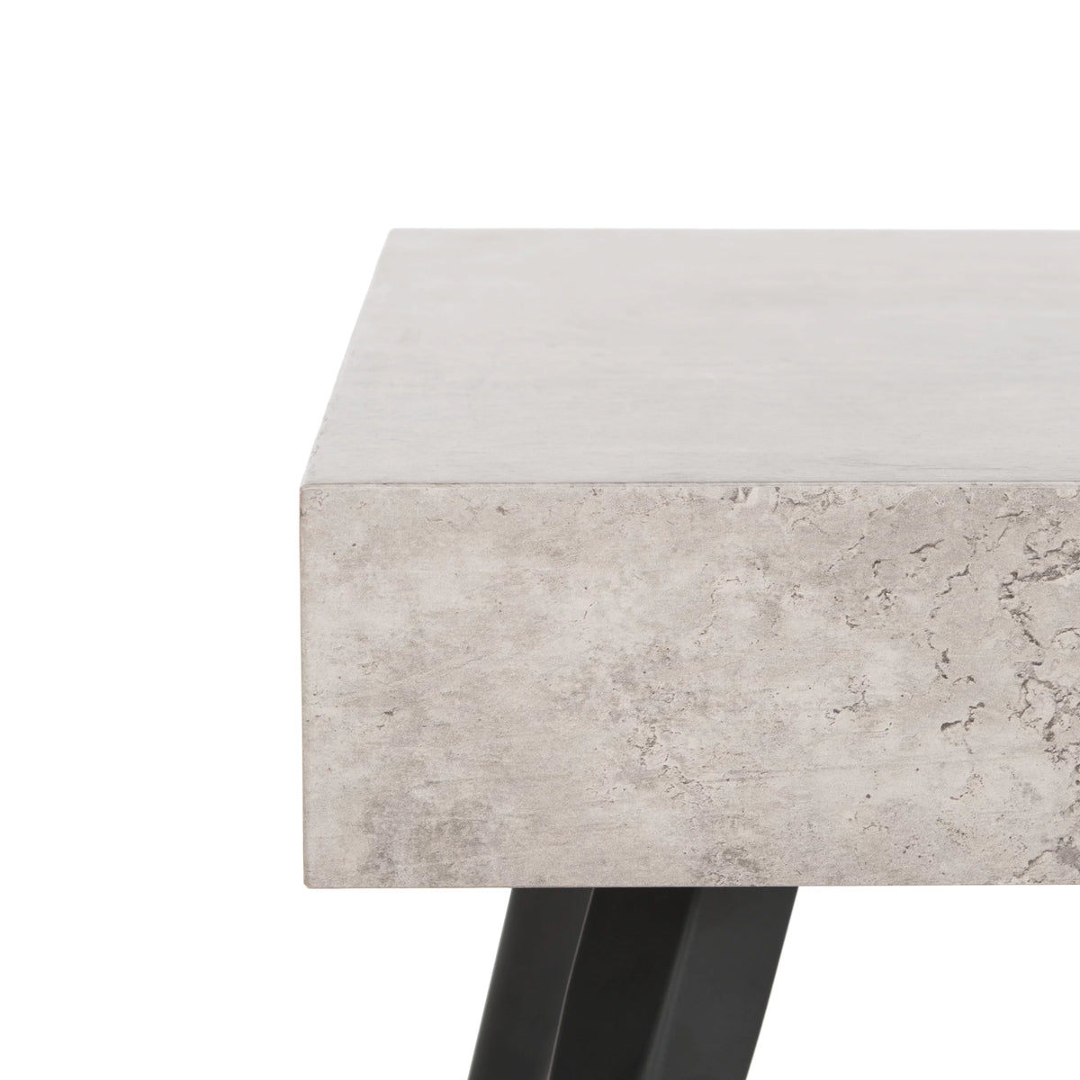 Light Grey Rectangular Coffee Table Q2784