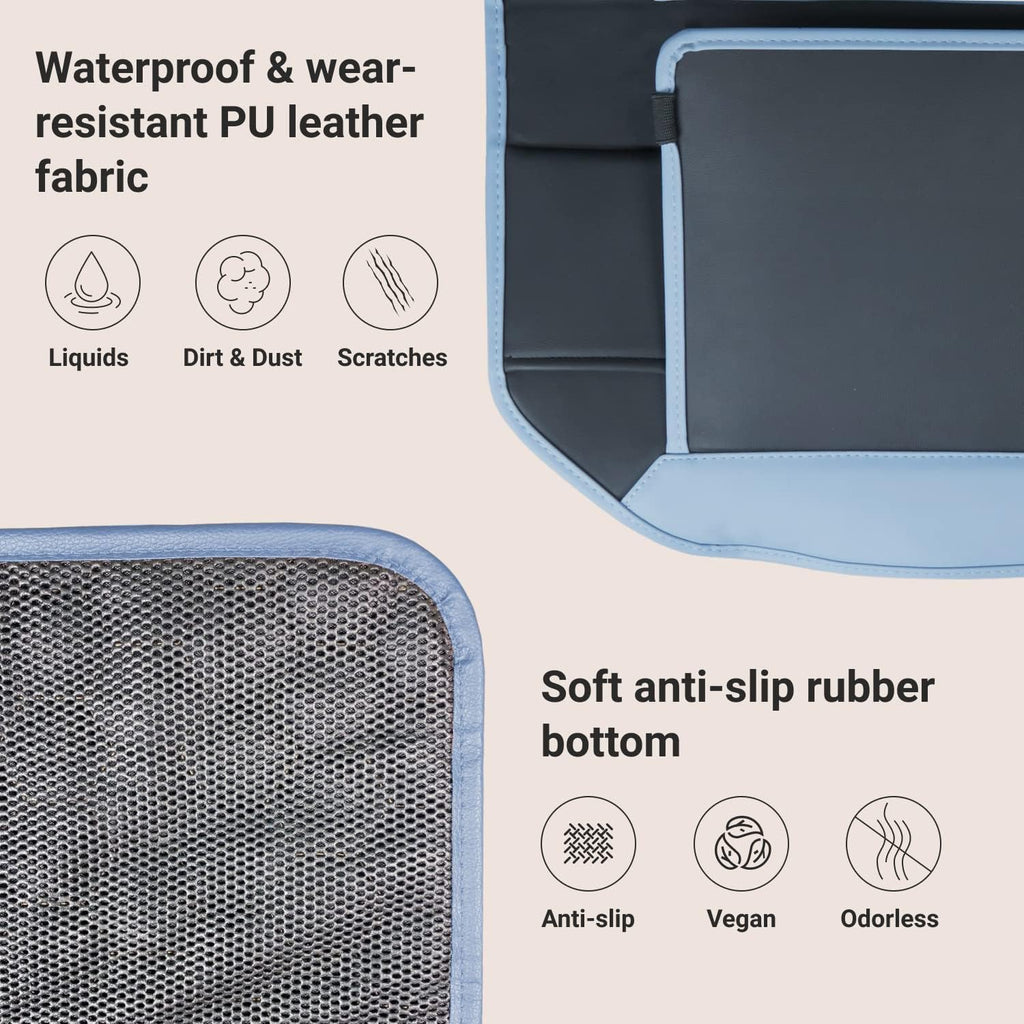Black Navy Blue Pack of 2 Car Seat Organizer U851