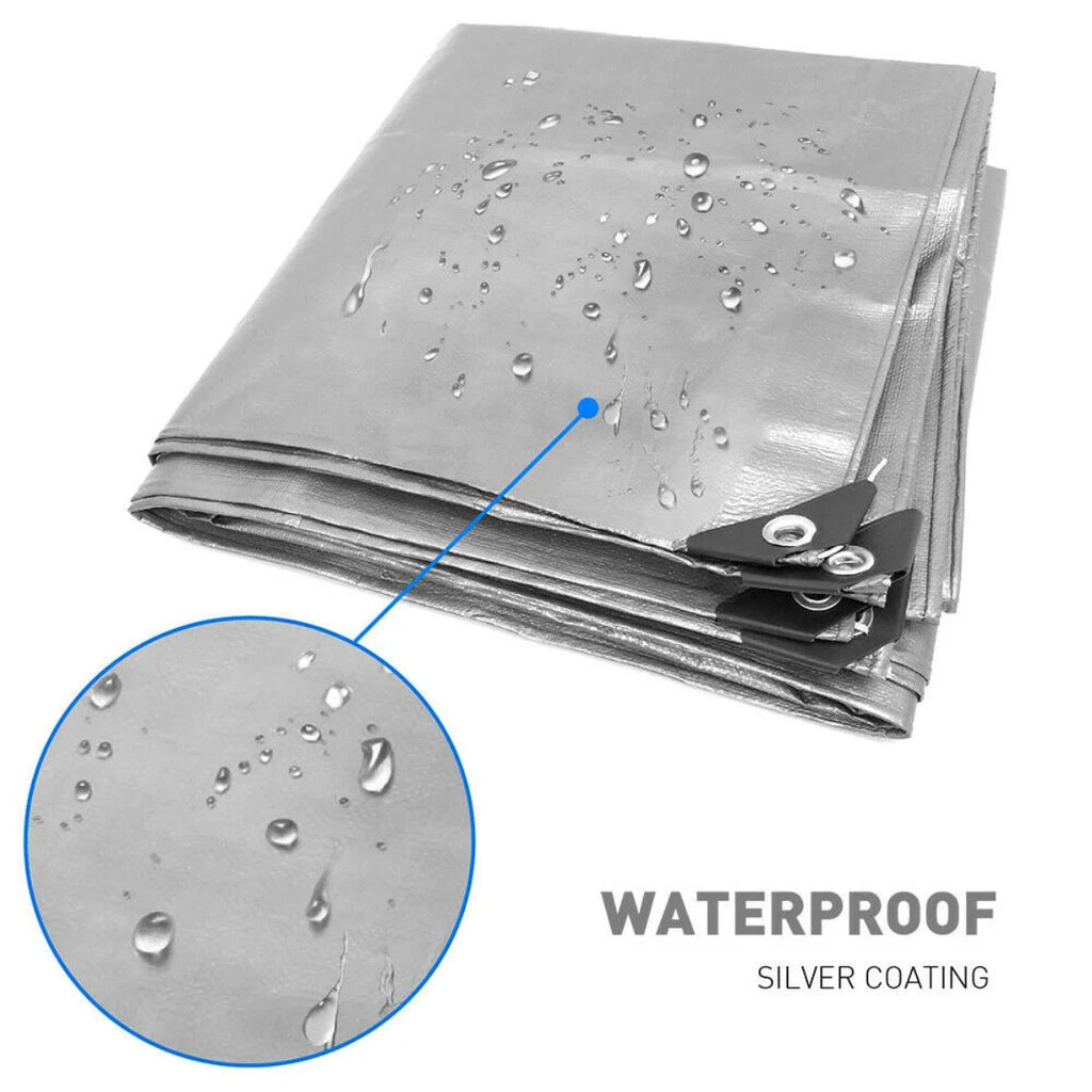 10 Mil Waterproof Poly Tarp Cover 6*10ft P527