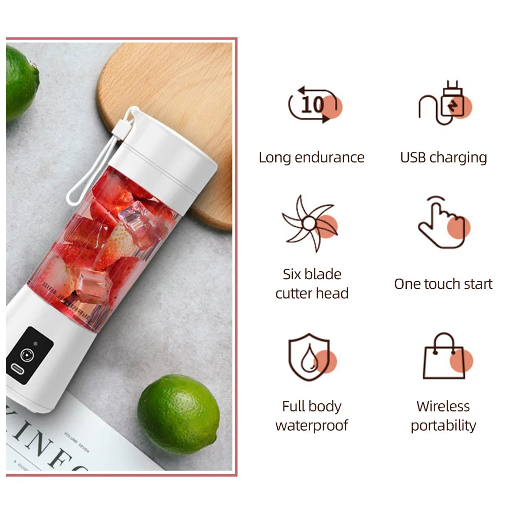 Rechargeable Portable Electric Juicer E46179