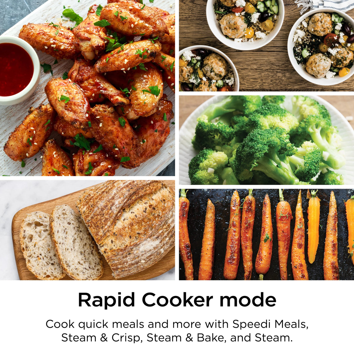 6-Qt. 10-in-1 Rapid Cooker & Air Fryer U9054