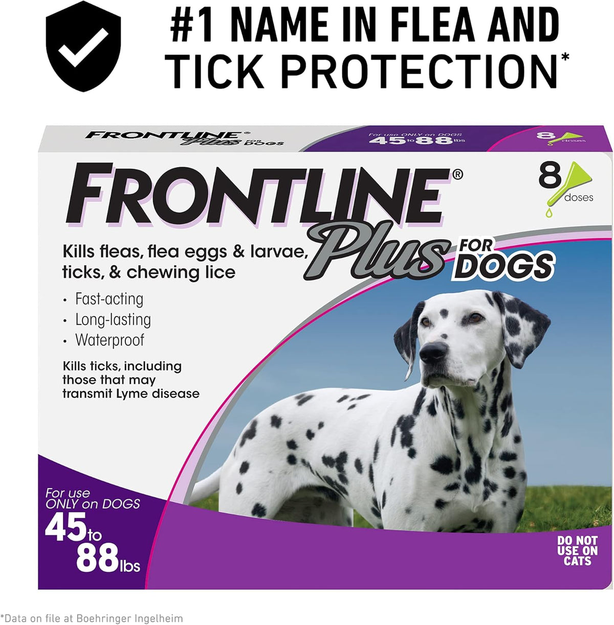 Flea and Tick Treatment for Dogs, 8 Doses K1243