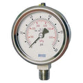 2.5" Dial 0 to 60 psi Bourdon Tube Pressure Gauge, 1/4 NPT(M), Pack of 2 O769637