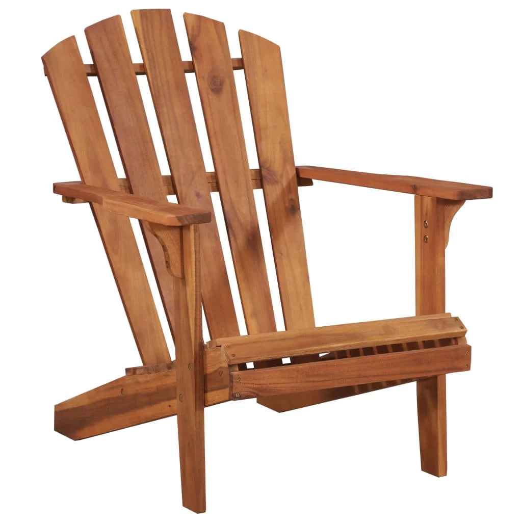 Adirondack Chair with Footrest Acacia Wood N592