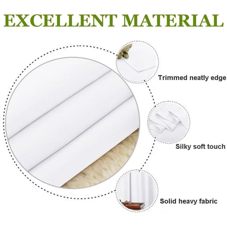 Blackout Curtain Panel Ivory 60 Inch Wide by 72 Inch Long U69131