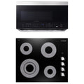 30 in. Electric Ceramic Glass Cooktop & Microwave Set O223