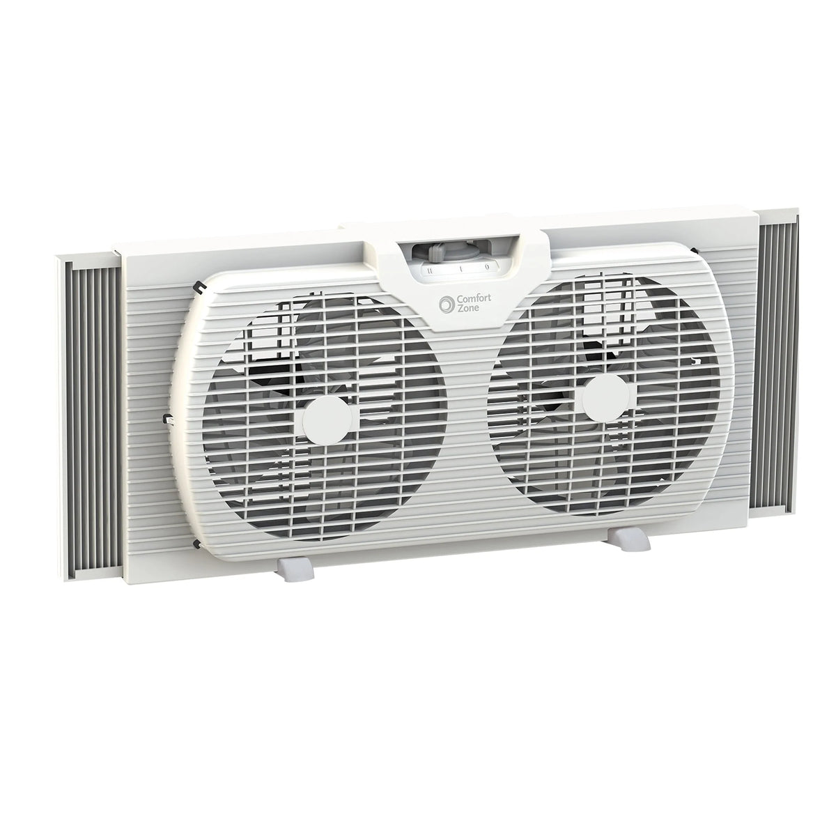 White 3-Speed Dual Blade Window Fan H6557