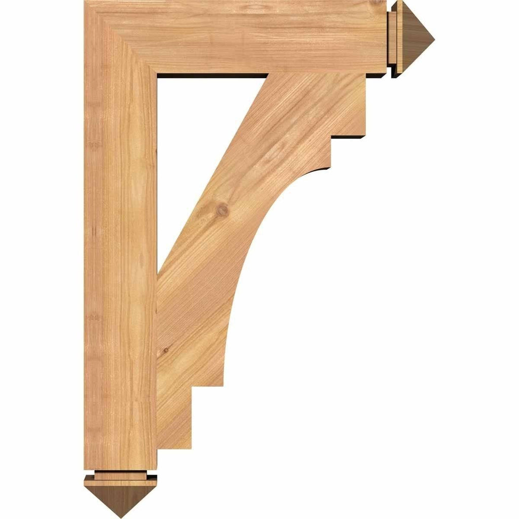 5 1/2x22W x 38x22D x 38x22H Western Red Cedar Bracket M72700