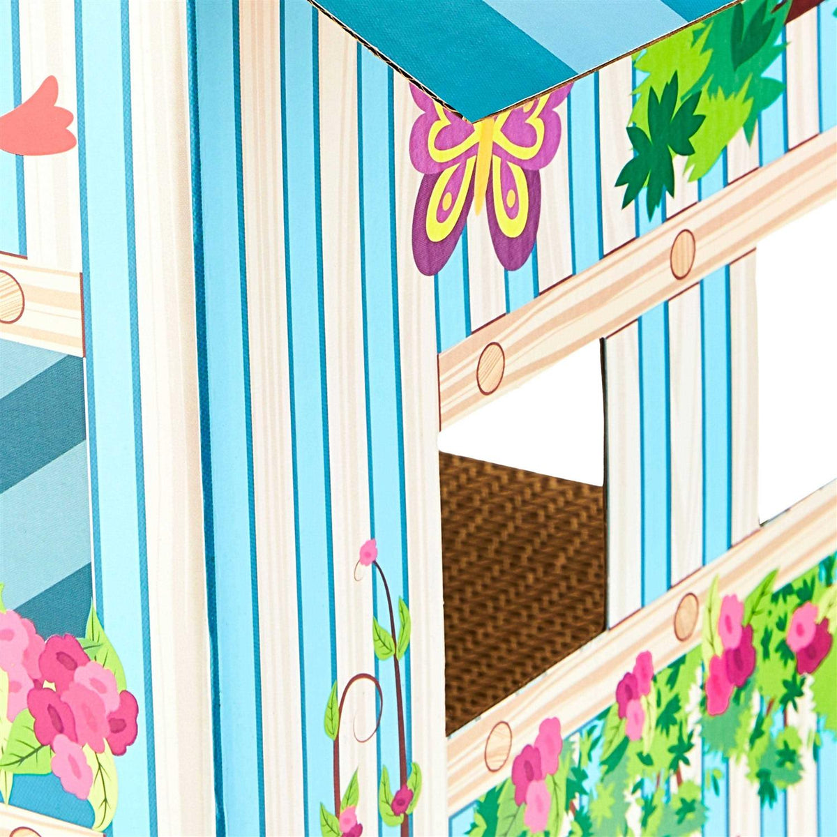 Corrugated Paper Cat Scratch House L29071