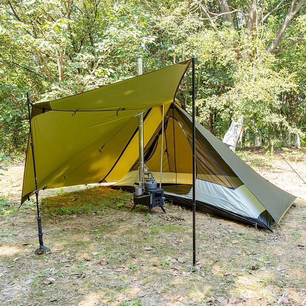 Portable Wood Burning Stove for Outdoor Cooking and Heating D7344