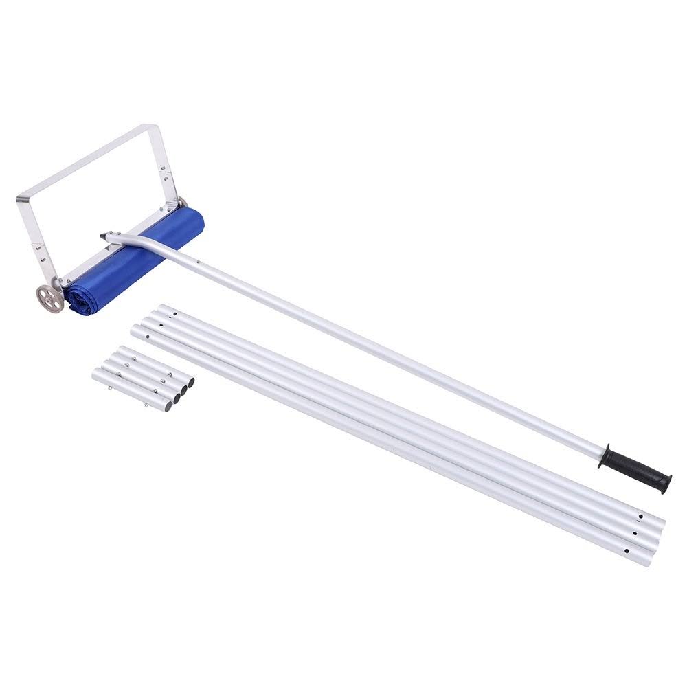 20 Feet Aluminum Frame Cloth Head Roof Snow Remover 1.2m 5 Sections M760425