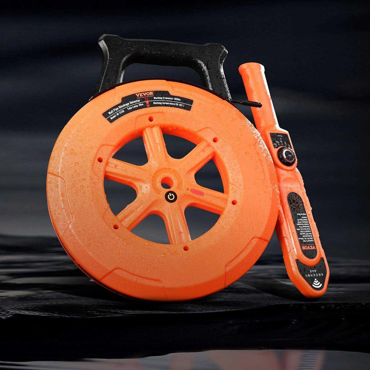 Pipe Blockage Detector Locators 100ft 30m Waterproof T78880