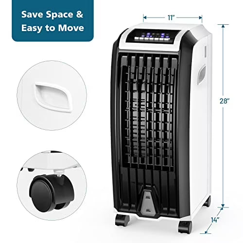 Evaporative Air Cooler with Remote Control, 6.5L Water Tank B210