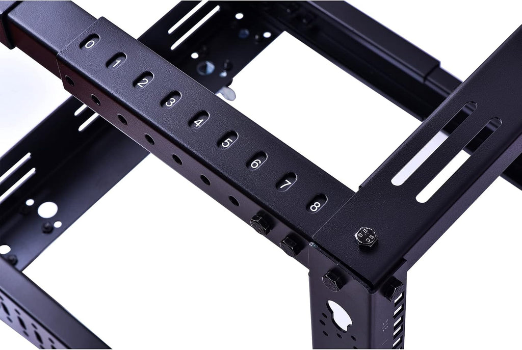 12U Open Frame Server Rack with Casters Y57374