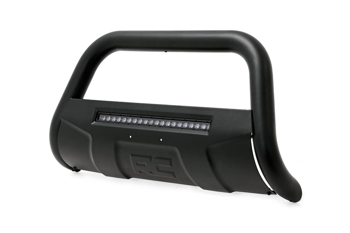 Black Bull Bar with LED Light Bar B16733