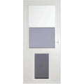 White High-view Wood Core Storm Door H9562