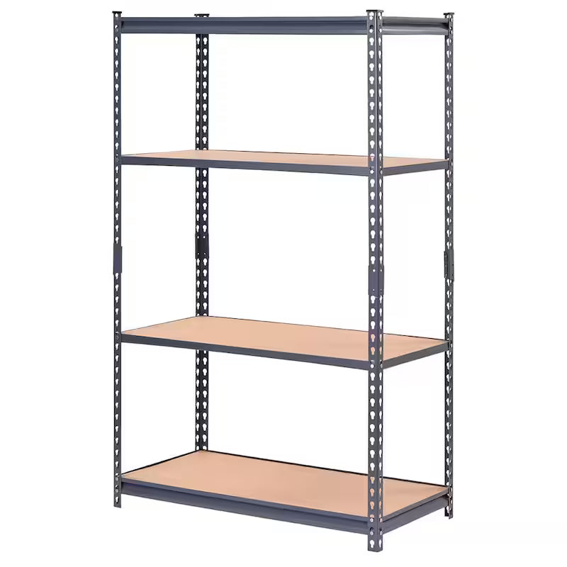 4 Tier Adjustable Steel Shelving Unit Q8572