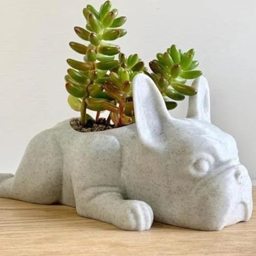 Resin Dog Succulent Planter U67934