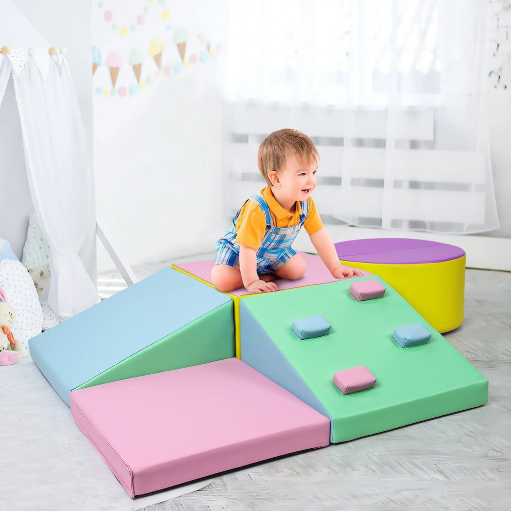 4-Piece Soft Foam Climbing Blocks C426