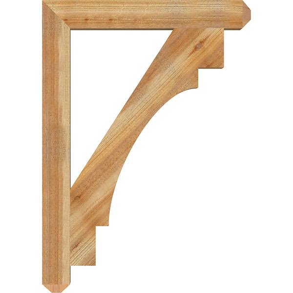 4x22W x 30x22D x 42x22H Rough Sawn Western Red Cedar Bracket H138