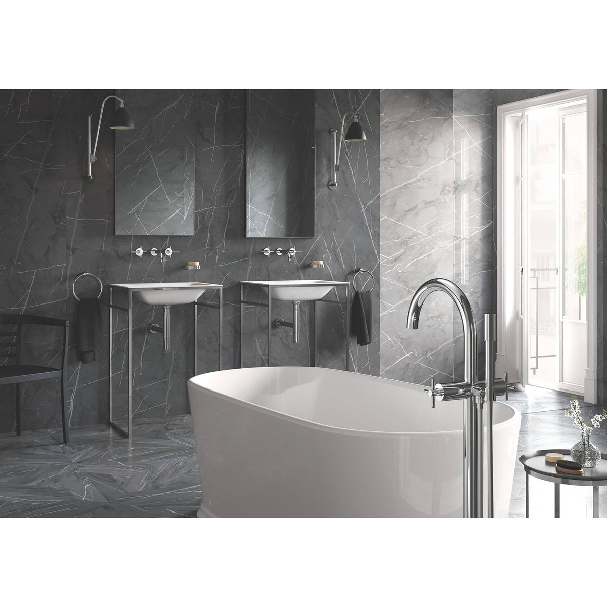 Chrome Towel Ring M6573