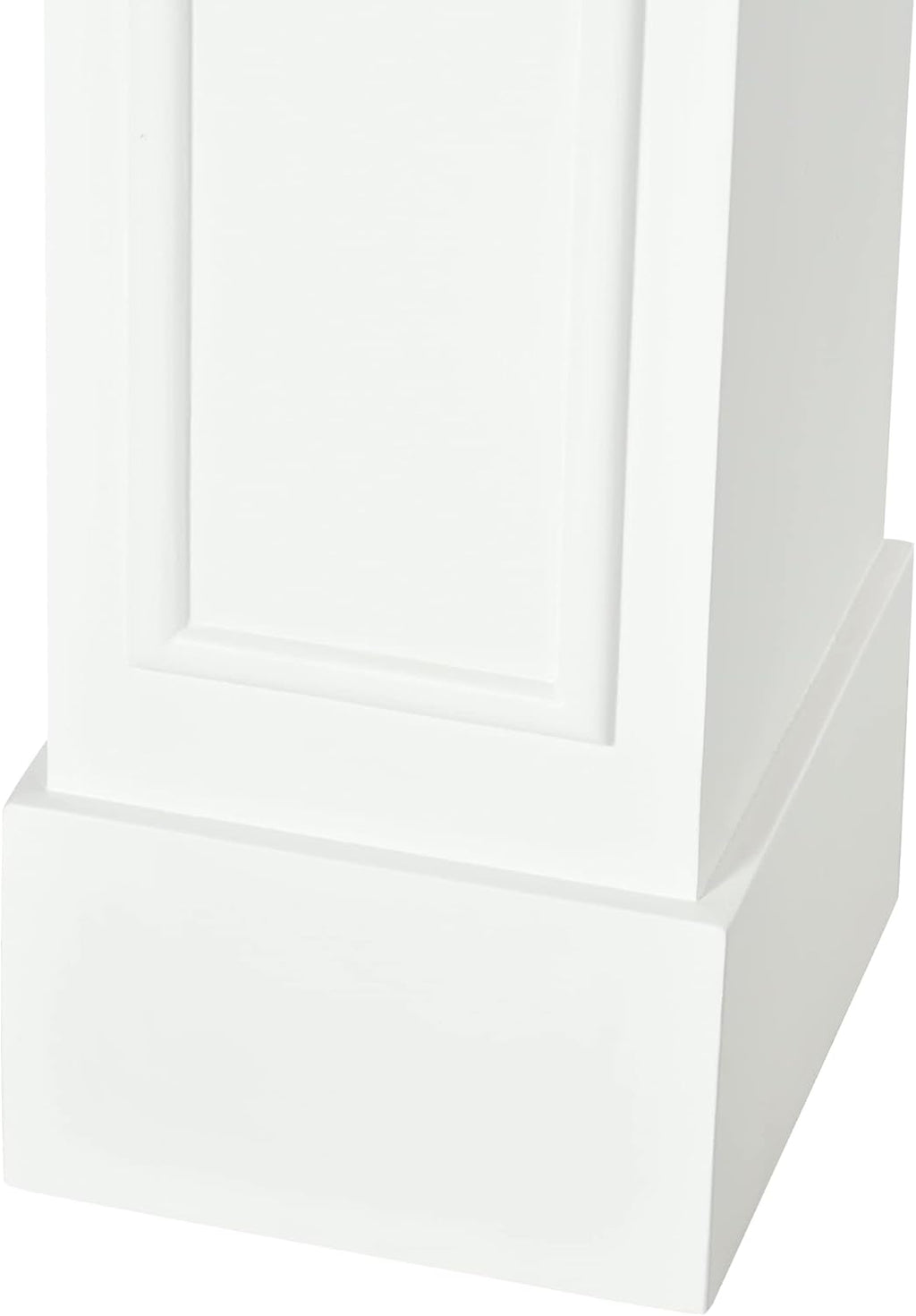White Fireplace Mantel with Decorative Pattern Interior Width 29" Z655