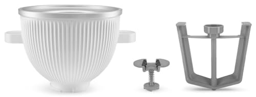White 2 Quart Ice Cream Maker Attachment for Stand Mixer D88454