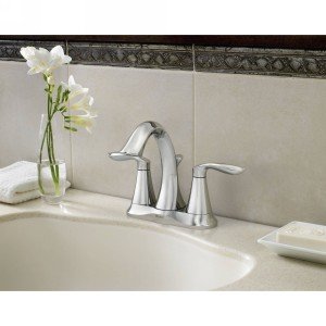 Oil-Rubbed Bronze Two-Handle Centerset Lavatory Faucet with Drain Assembly T229