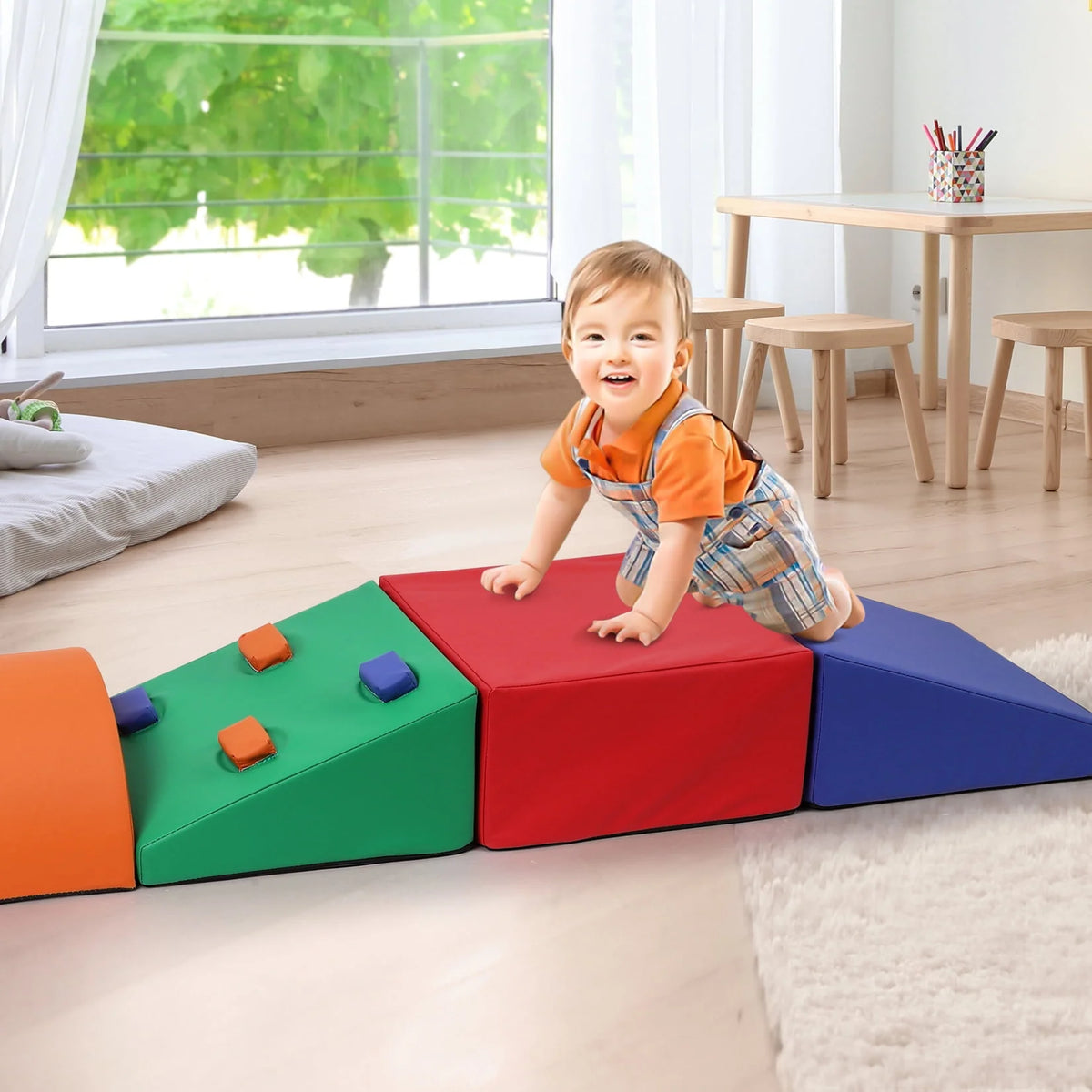4-Piece Soft Foam Climbing Blocks C426