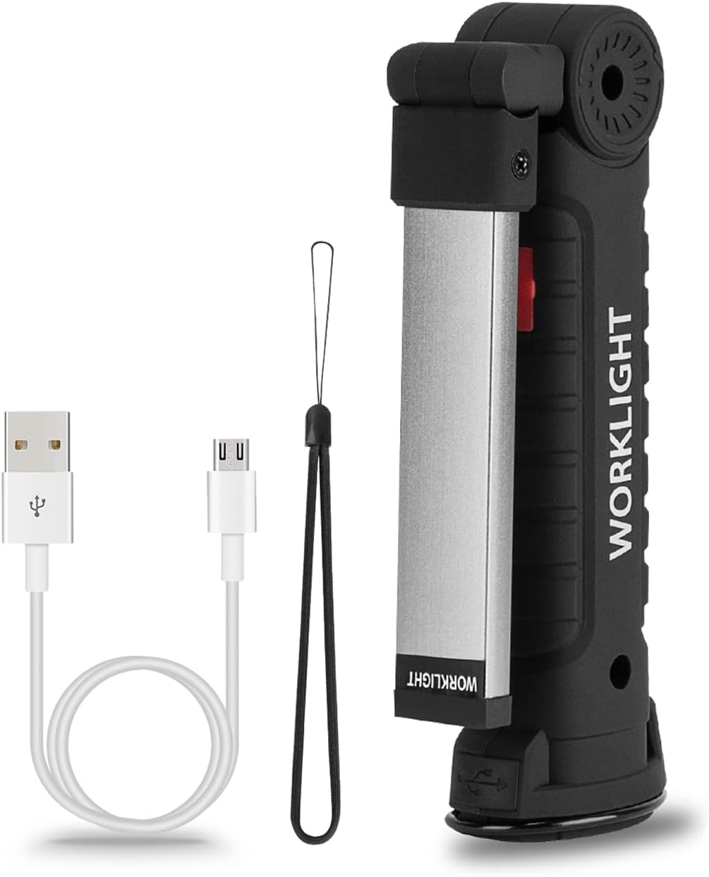 Rechargeable LED Work Lights, 5 Modes Portable Magnetic Worklight, 4 Pack F49881