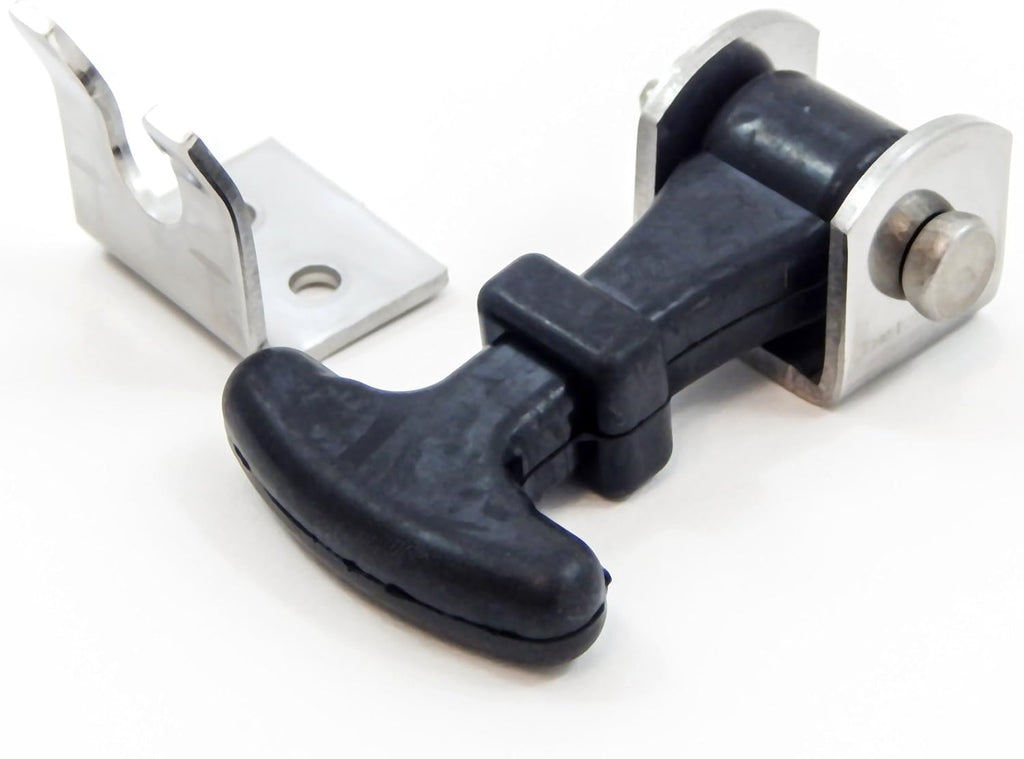 20 Piece Stainless Steel T Handle Latch Catch Hold-Down 2.5 Inch Draw Hardware Replacement Y2175