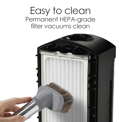 Black Air Purifier with HEPA Grade Filter Q28286