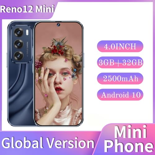 4.0 inch HD Display 3GB RAM 32GB ROM Dual SIM Android 10.0 Smartphone Black K18961