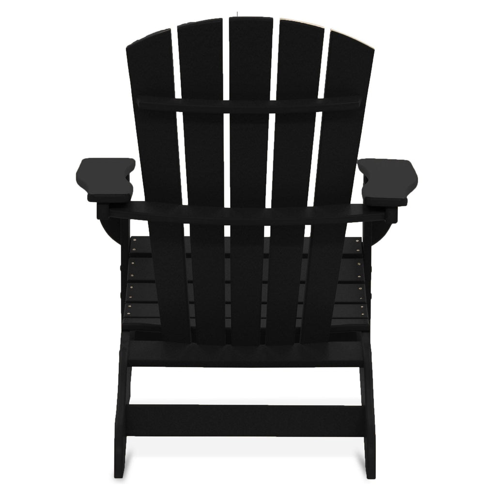 White Recycled Plastic Adirondack Chair A34183