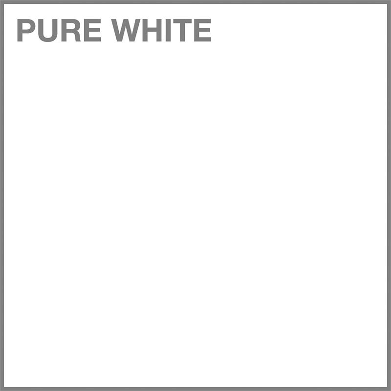 2 Shelf Bookcase in Pure White C9210