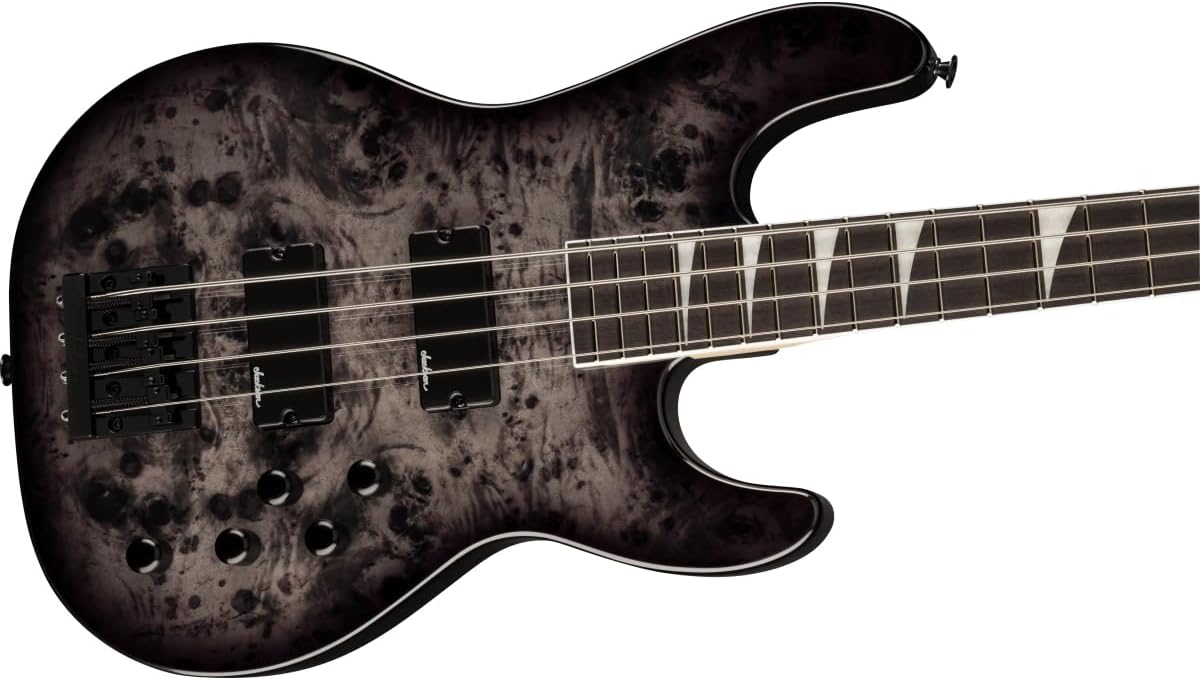 Transparent Black Concert Bass Bass Guitar P76937