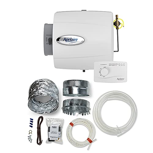 Whole Home Humidifier with Manual Control and Bypass Humidifier Installation Kit, Compact Furnace Humidifier I5530