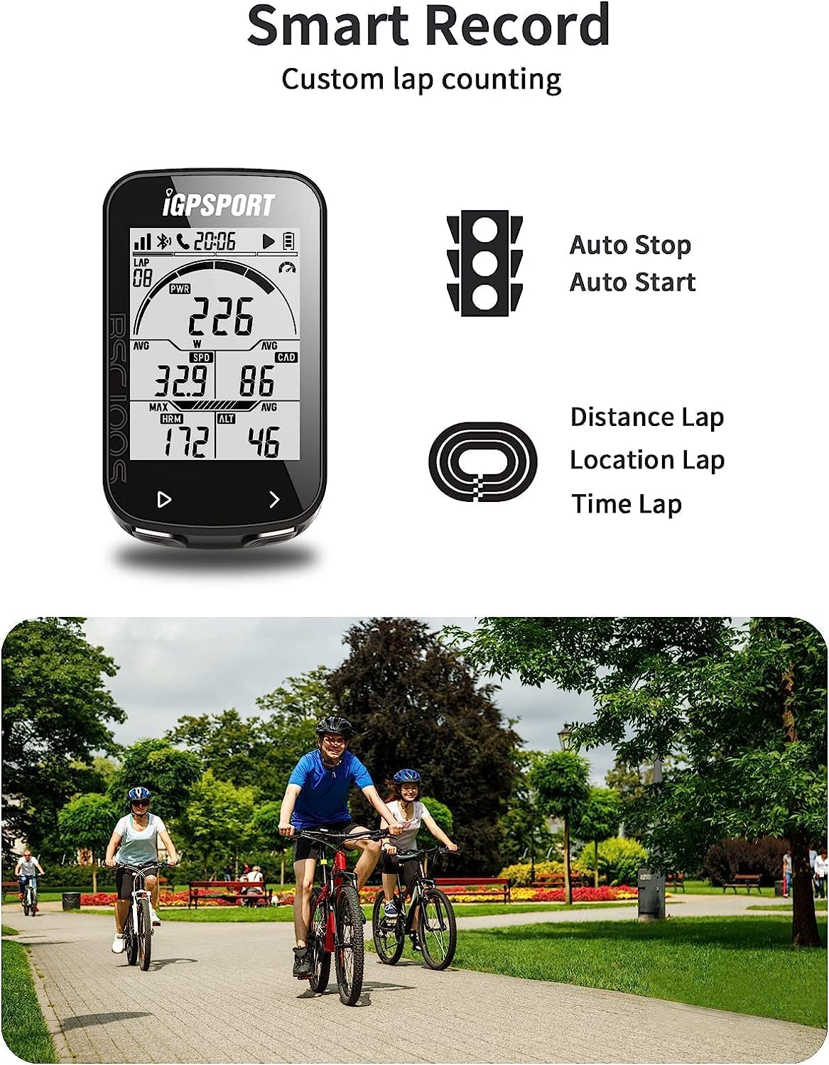 Bike Computer Wireless Cycling Computer Q1310