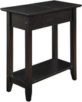 Black Flip Top End Table W409