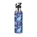 Stainless Steel Insulated Water Bottle with Straw Lid D3107