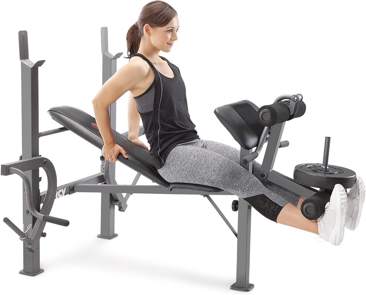 Standard Weight Bench with Leg Developer W977