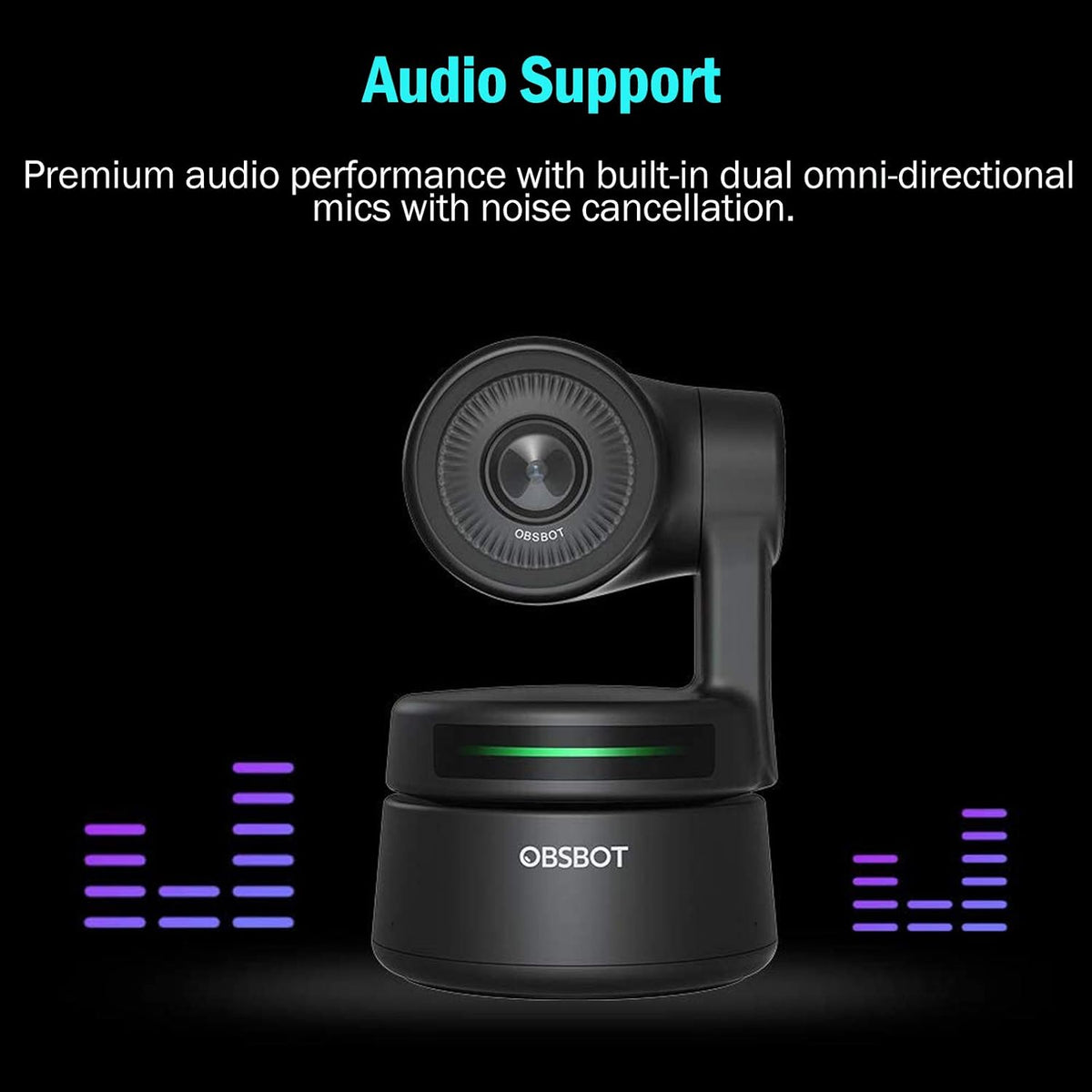 PTZ Webcam with AI Framing and Autofocus, Full HD 1080p B812847